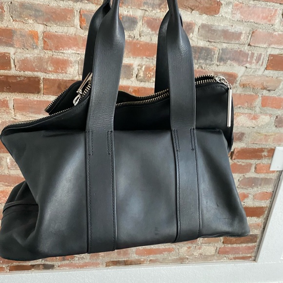 Phillip Lin 3.1 Black Foldover leather bag - Picture 1 of 8